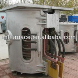 Metal scrap melting induction furnace