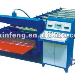 Metal siding roof tile machine