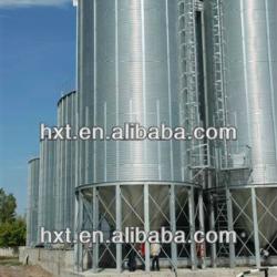 Metal silo with hopper bottom