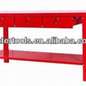 Metal Top Work Bench with 3 drawers