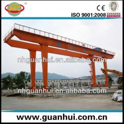 MG double girder gantry crane with winch trolley