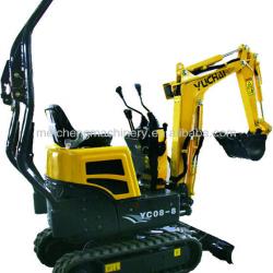 Micro excavator Yuchai YC 08-8 (Yanma engine)