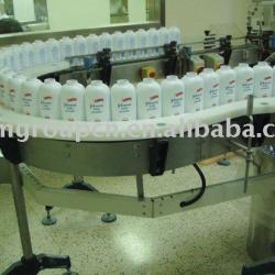 milk production line belt conveyor system