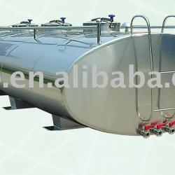 milk transport tank with insulation ability