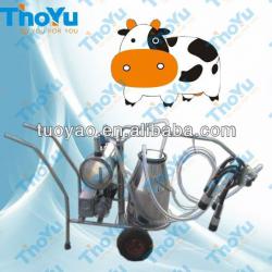 Milking machine single bucket