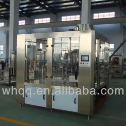 Mineral water filling and labeling plant