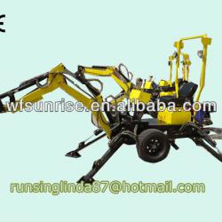 Mini excavator 13 horse power manufacturer direct factory mini towable backhoe with engine