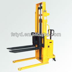 Mini materials movement semi electric portable forklift for sell