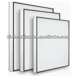 Mini-pleat cleanroom HEPA air filter