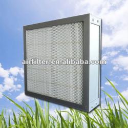 Mini-pleated HEPA filter