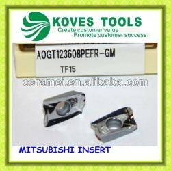 Mitsubishi AOGT TYPE MILLING CUTTER INSERT CNC MILLING carbide insert