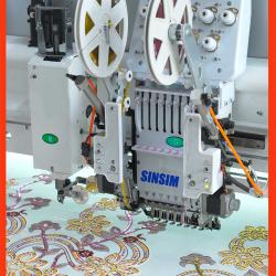 Mix coiling embroidery machine