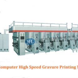 MLASY Computerized High Speed 8 Color PE Gravure Printing Machine