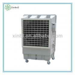 Mobile evaporative air cooler