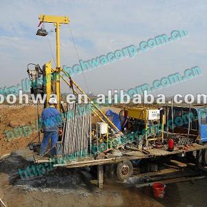 Mobile hydraulic core drilling rig