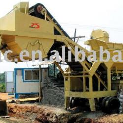 Mobile stability soil mixing plant