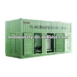 Mobile type compressed air dryer for pipeline