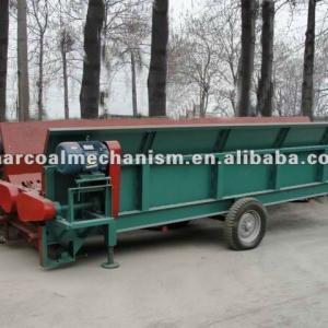 Mobile Wood Logs Debarking Machine with two rollers used for peeling trees high capacity stable performance more heavy duty