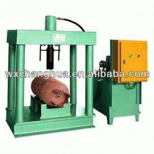 Model YP-1 waste cylinder flatten machine