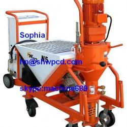 Mortar mixer-pump dry plaster machine