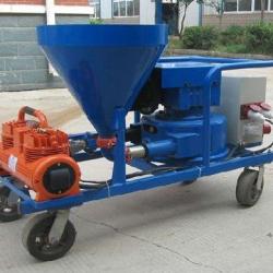 Mortar spraying machine for wall