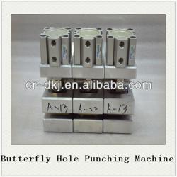 Most welcomed china manufacture automatic butterfly hole punching machine