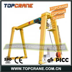 Motor driven gantry crane for workshop