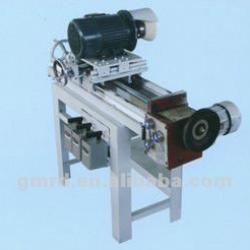 Motor driven knife grinder for the fibre cutting machine