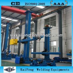 movable and rotating vessel welding column