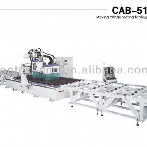 Moving bridge nesting table CNC ROUTER (CAB-512+2T)