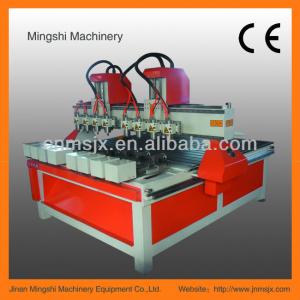 MS-1325 multi-head wood cnc machine with rotary axis