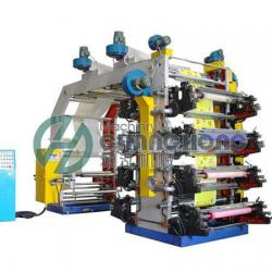 Multi-color T-shirt bag Flexo Printing Press Machine