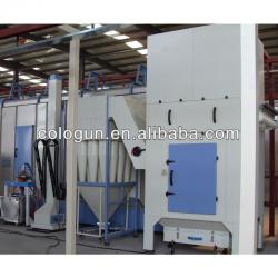 multi cyclone powder coating booth of powder coating system