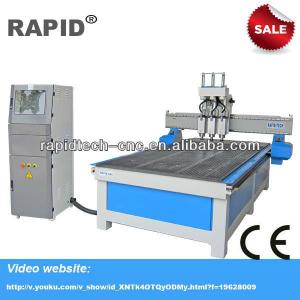 Multi-heads pneumatic atc wood carving machines