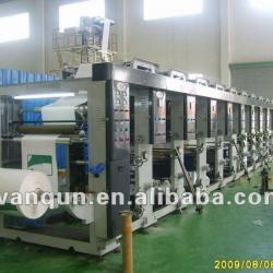 Multicolor rotogravure printing machine