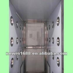 multiple person passage on air shower