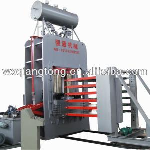 Mutil layers hot press machine for high glossy flooring