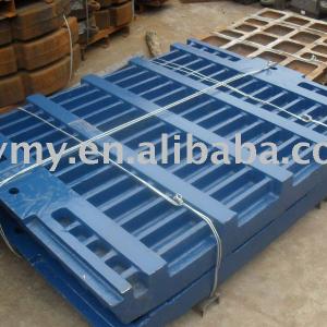 MY High Manganese Steel Casting Jaw Plate for Crusher