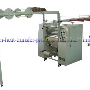 Narrow fabric heat transfer printing machine