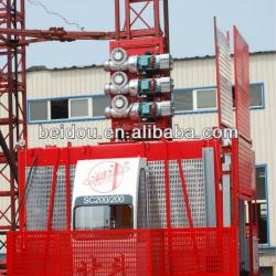 New 1T single cage construction elevator