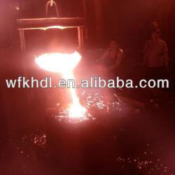 new 500kg aluminium iron induction melting furnace