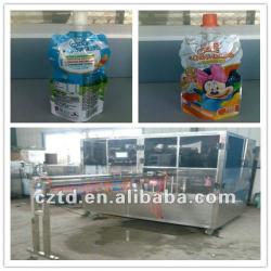 New automatic spout pouch soft drink filling sealing capping screwing packaging machine(50-500ml)