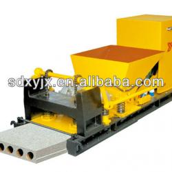 New design hollow core roof slab molding machine