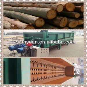 New type double roller wood peeling machine