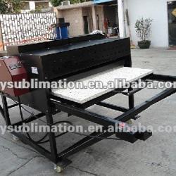 Newly Style Full Auto Double Station Hydraulic Sublimation,One Side Operating Heat Transfer size 80*100/100*120cm