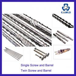Nitrided Single Screw and Barrel,Nitrided single screw and barrel for injection molding machine