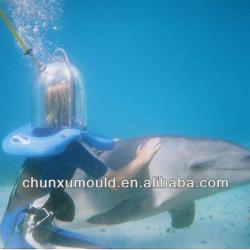 Ocean walker inflatable helmet custom design by rotomolding