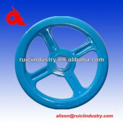 Oem metal stamping steel industrial handwheel for valve