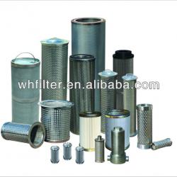 oil filter element for refrigeration compressor