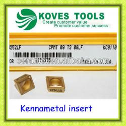 Original KENNAMETAL CARBIDE INSERTS CPMT 09T308LF KC9110